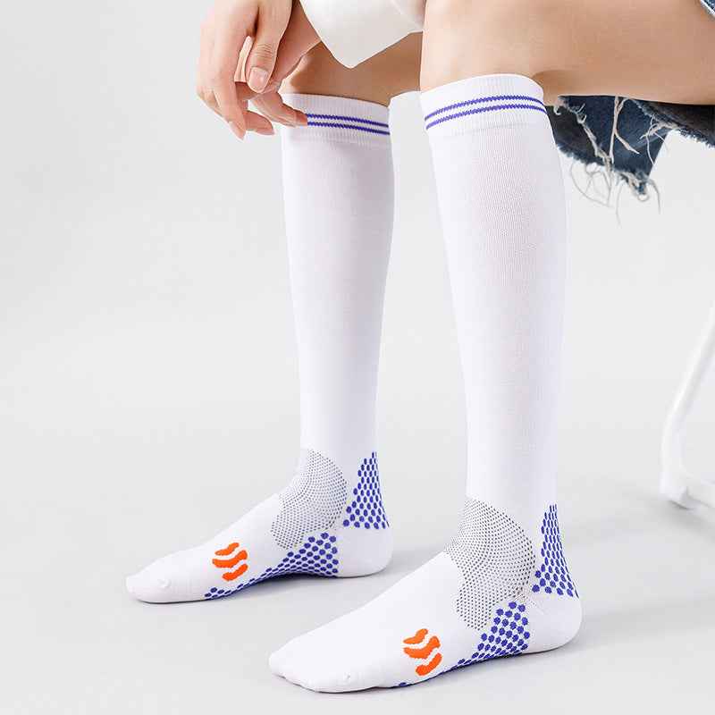 Nylon Men's And Women's Sports Muscle Strength Outdoor Football Compression Socks