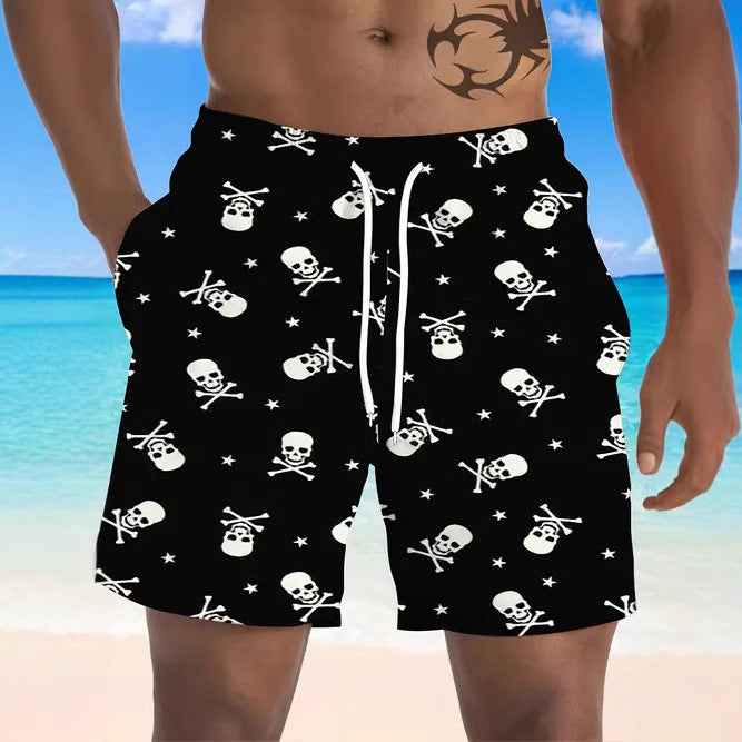 Short de bain décontracté à séchage rapide pour homme, longueur mi-cuisse