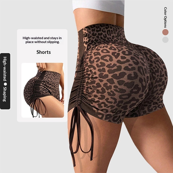 Legging de yoga sans couture taille haute effet push-up pour le fitness