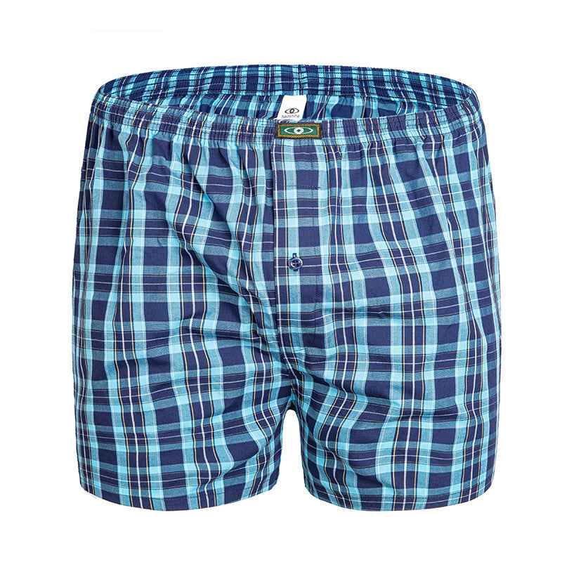 Mens Loose Breathable Cotton Shorts For Home Wear