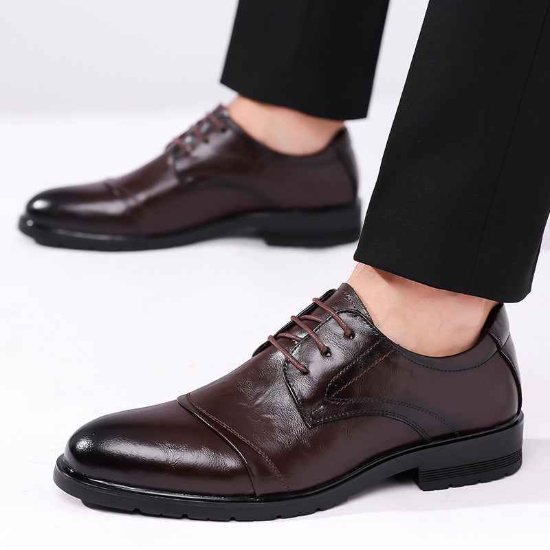 New Men's Business Formal Leather Shoes