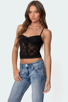 Women's Solid Color Lace Camisole by Mirlaine Univers Women's Solid Color Lace Camisole Mirlaine Univers womens-solid-color-lace-camisole 0 Women's Solid Color Lace Camisole Mirlaine Univers Women's Solid Color Lace Camisole