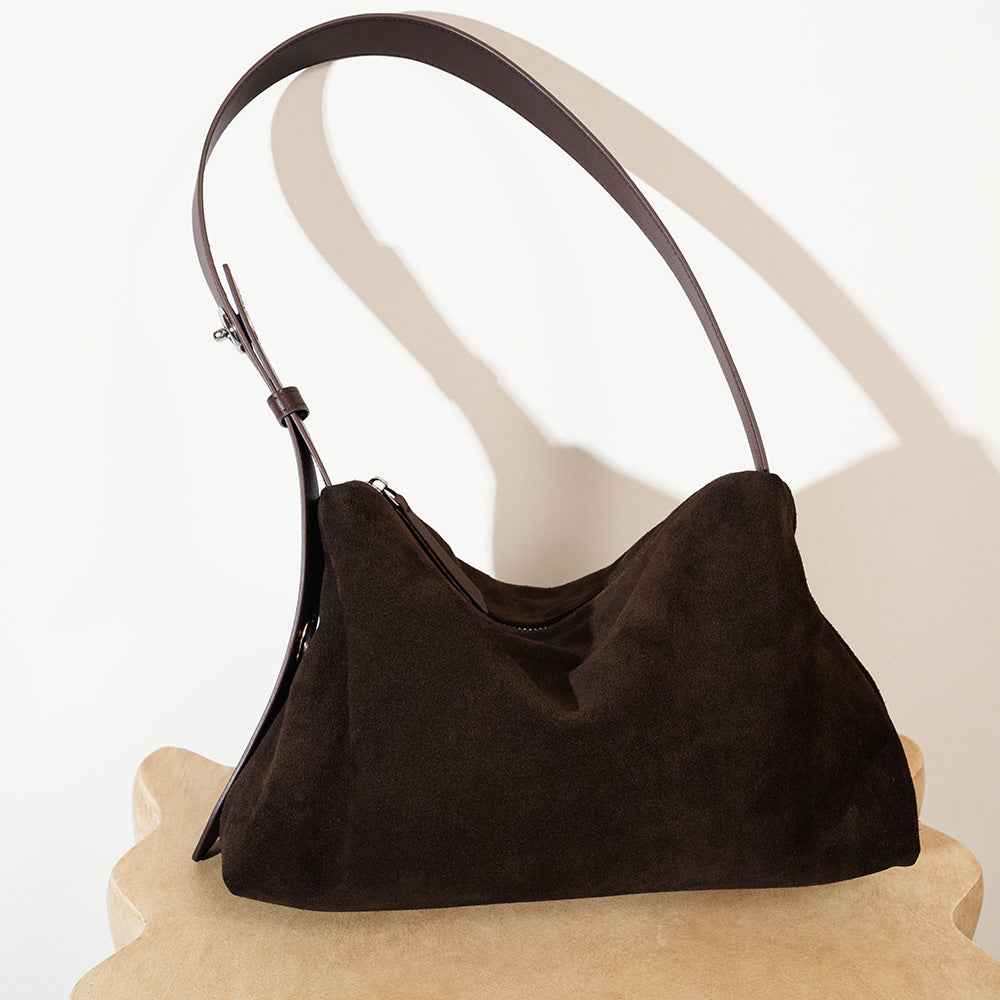 Womens Genuine Leather Bag High-Gloss Matte Cowhide Tote