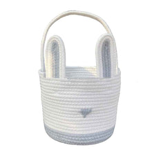 Easter Gift Basket With Hand-woven Rabbit Ears Storage Basket