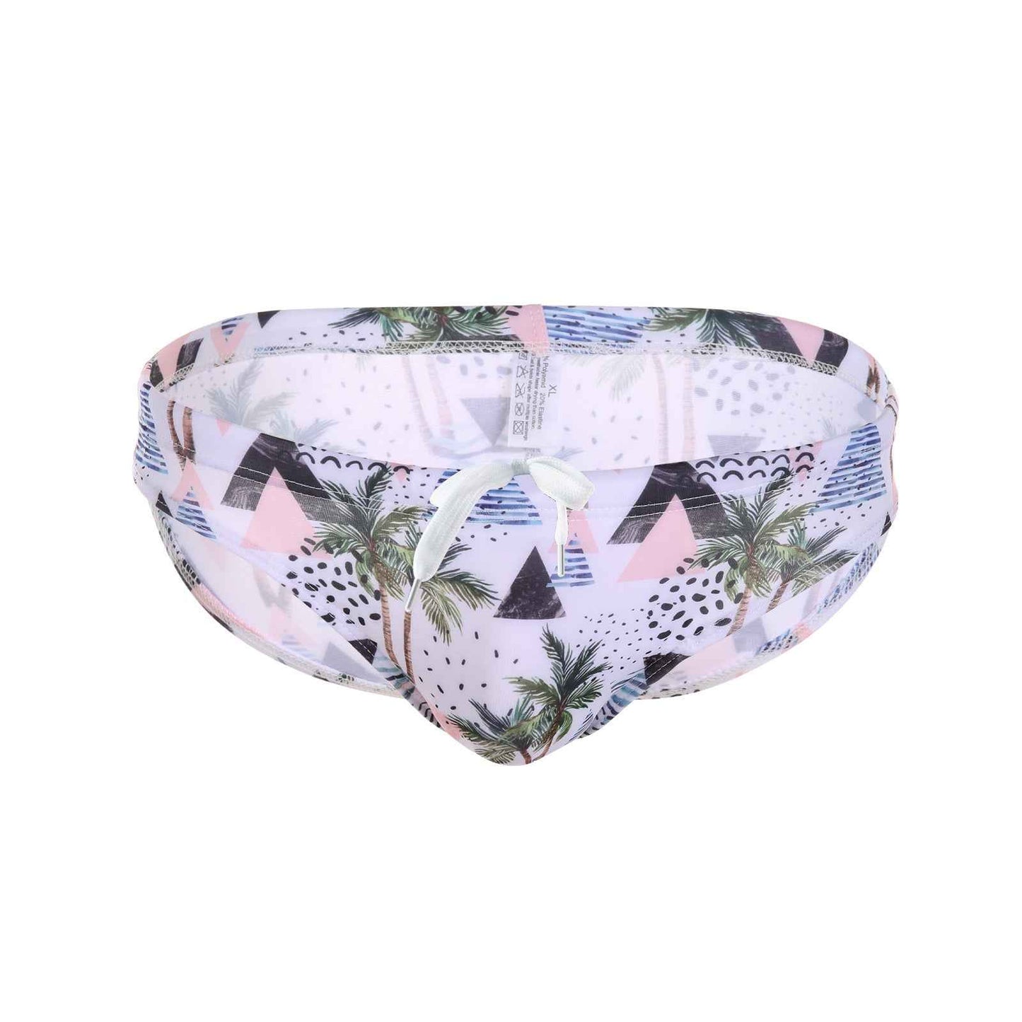 Sexy Print Swimming Trunks Plant Coconut Maple Leaf Trendy Beach Hot Spring Pants Multi-color