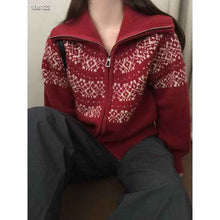 Knitted Cardigan Christmas Vintage Sweater