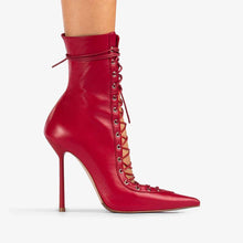 Mesh Patent Leather High-Heel Sandals For Women