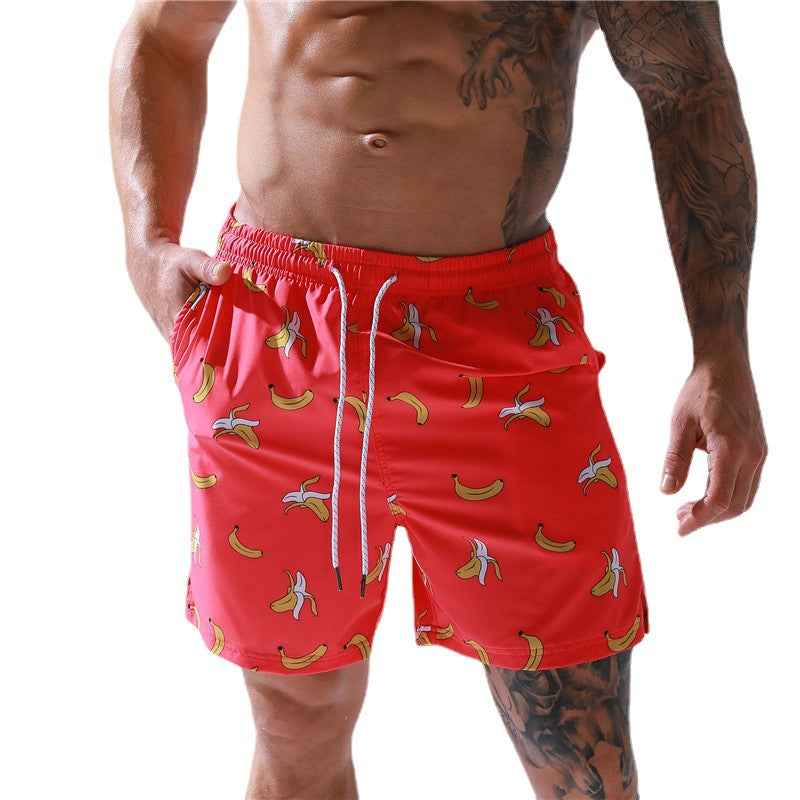 Printed Swimming Trunks Five Points  Big Shorts Surf Pants Speed