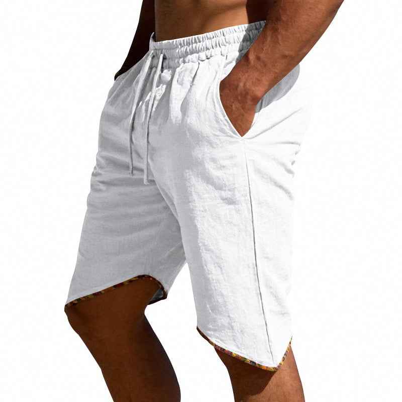Men's Linen Loose Beach Casual Shorts