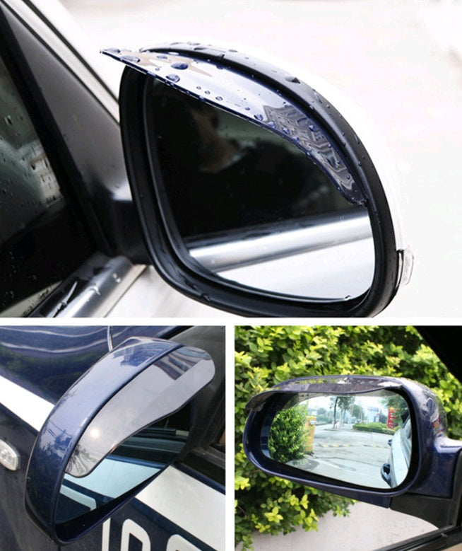 Car Rearview Mirror Rain Protection Eyebrows 2-piece Set by Mirlaine Univers