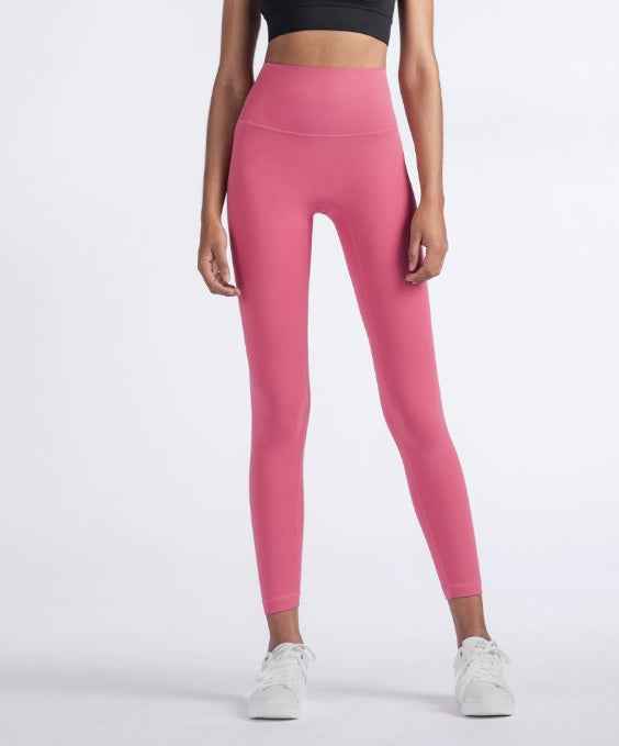 Yoga Pants Skin-friendly Nude High-waisted Peach Hip-lifting Tights Fitness Pants Women