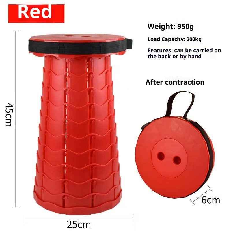Outdoor Portable Travel Adjustable Telescopic Stool