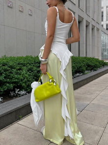 White Fitted Ruffled Ribbon Irregular Vest by Mirlaine Univers White Fitted Ruffled Ribbon Irregular Vest Mirlaine Univers white-fitted-ruffled-ribbon-irregular-vest 4 White Fitted Ruffled Ribbon Irregular Vest Mirlaine Univers White Fitted Ruffled Ribbon Irregular Vest