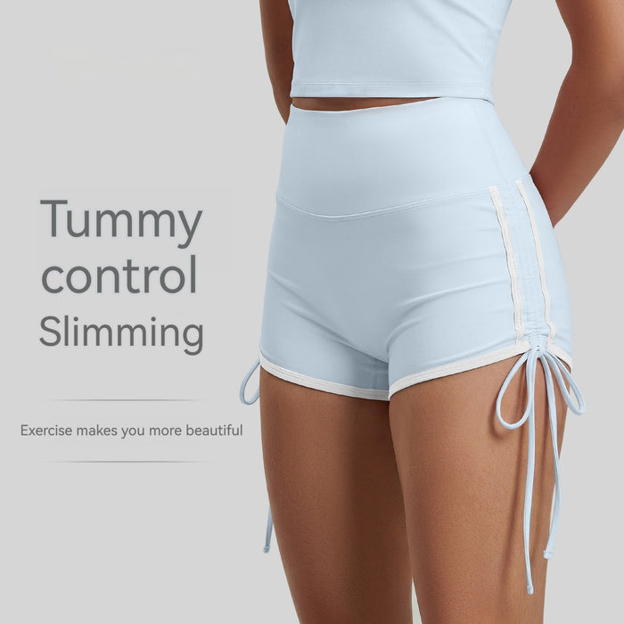 Nouveau short de sport à cordon pour femme