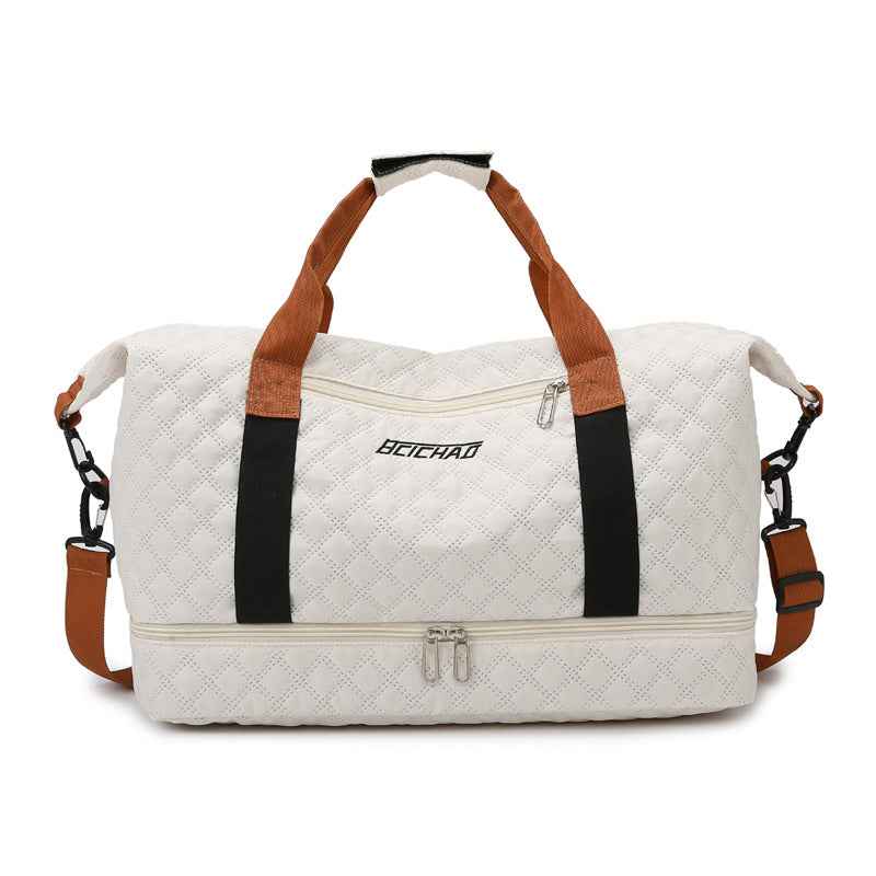 High-Capacity Sports Fitness Carry-On Duffel Bag For Short Trips