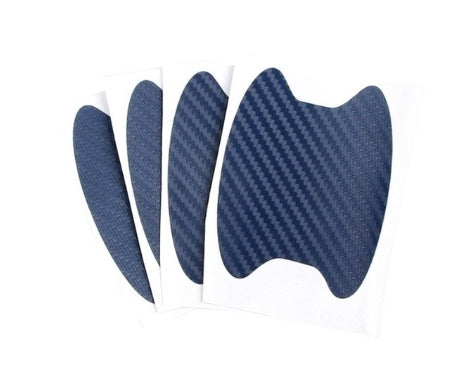 4pcs Set Of Door Stickers Carbon Fiber Scratch-resistant Car Handle Stickers by Mirlaine Univers