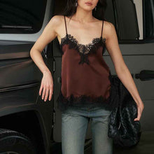 V-neck Comfortable Back-beautifying Lace Camisole Top