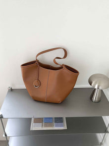 High Capacity Solid Color Versatile Womens Tote And Shoulder Bag