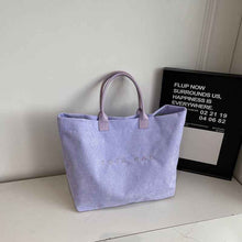 Retro Lettered Casual All-match Tote Bag