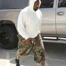 American-style Retro Loose-fit Camouflage Work Shorts