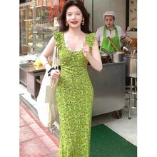 Womens Floral Waist-Cinching Slim-Fit Sexy Lace Slip Dress