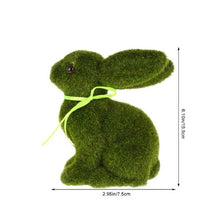 Easter Egg Gift Simulation Flocking Rabbit Garden Decoration Ornaments