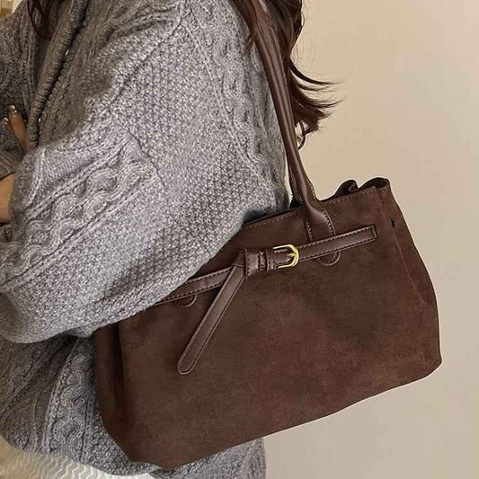 Womens Stylish Vintage Suede Bag