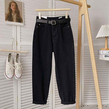 Straight-leg Cropped Slimming Carrot-shaped Dad Jeans For Petite Frames