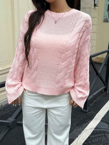 Leisure Minimalist Long Sleeve Sweaters Women's Clothing