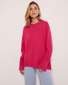 Loose And Versatile Knitted Pullover Sweater As A Base Layer