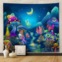 UV Lamp Printed Fluorescent Tapestry For European And American Parties
