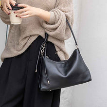 Womens Natural Cowhide Shoulder Crossbody Bag