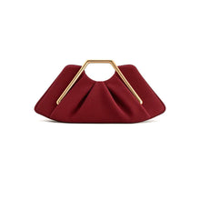 Womens Retro-Style Framed Pleated Cloud Bag by Mirlaine Univers