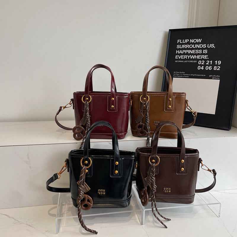 Womens New Autumn Winter Crossbody Bucket Bag