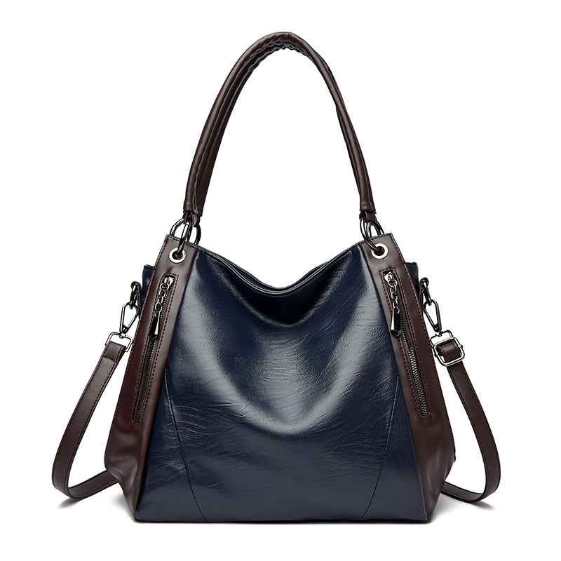A Simple Versatile Soft-leather Tote Bag