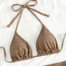 European And American Three-Piece Bikini Set Lace-Up One-Piece Swimsuit