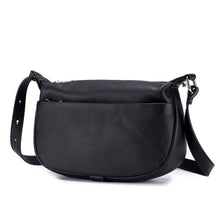 Womens Casual Commuter Fashion First-Layer Cowhide Shoulder Crossbody Bag