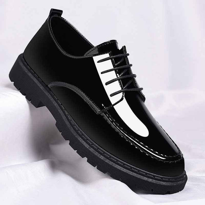 New-style Casual Leather Shoes For Men With A Polished Finish
