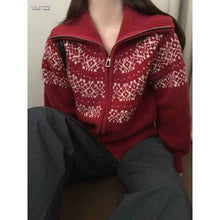 Knitted Cardigan Christmas Vintage Sweater