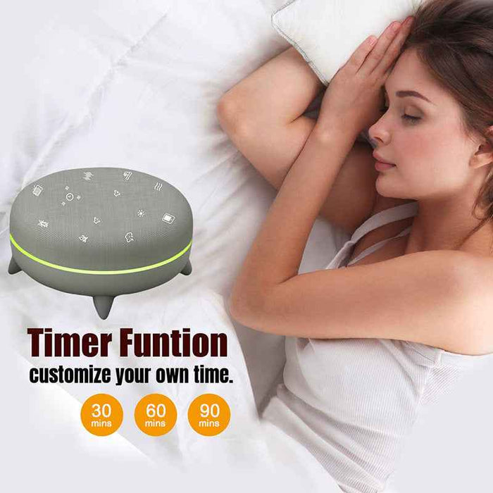 Bruit blanc multi-modes pour le sommeil avec lumières RVB et Bluetooth