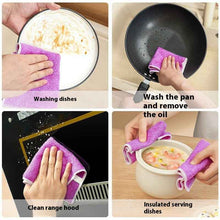 Bamboo Fiber Oil-free Absorbent Dishcloth