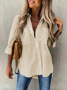 Women's All-Season Versatile Loose Top With Pockets