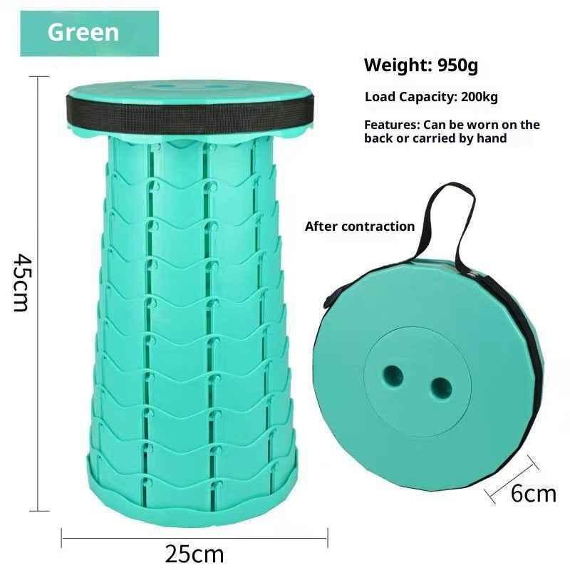 Outdoor Portable Travel Adjustable Telescopic Stool