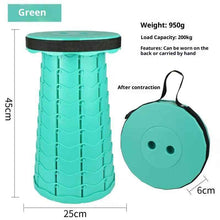 Outdoor Portable Travel Adjustable Telescopic Stool
