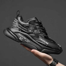 New Casual  Men's Thick-soled Increased Leather Old Shoes