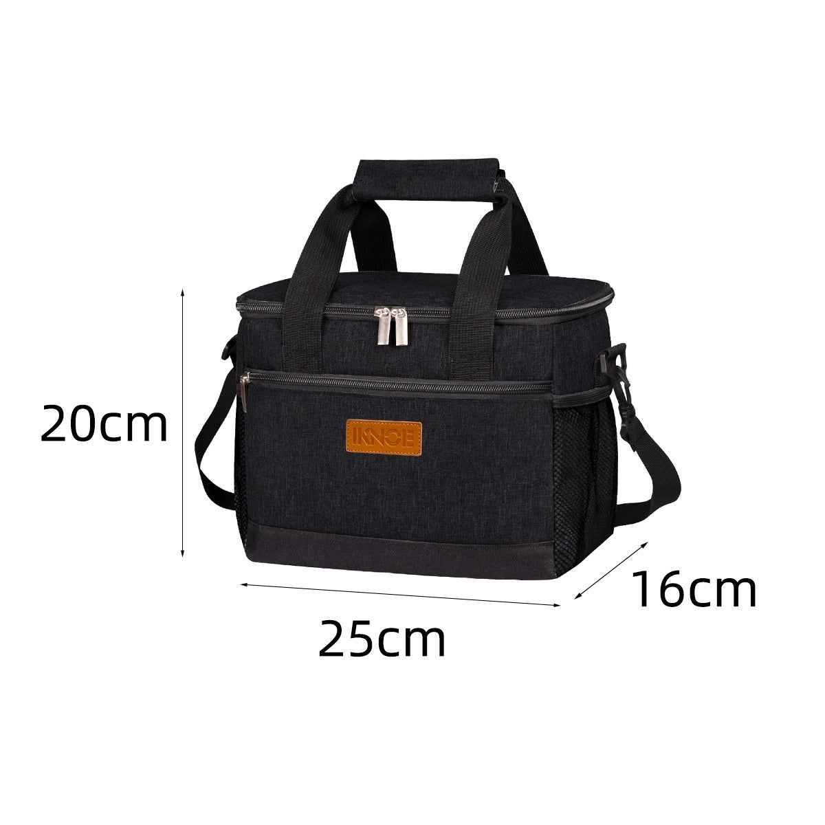 Portable Outdoor Insulated Tote Bag Foldable Made From Thickened Oxford Fabric With Leak Proof Insulation