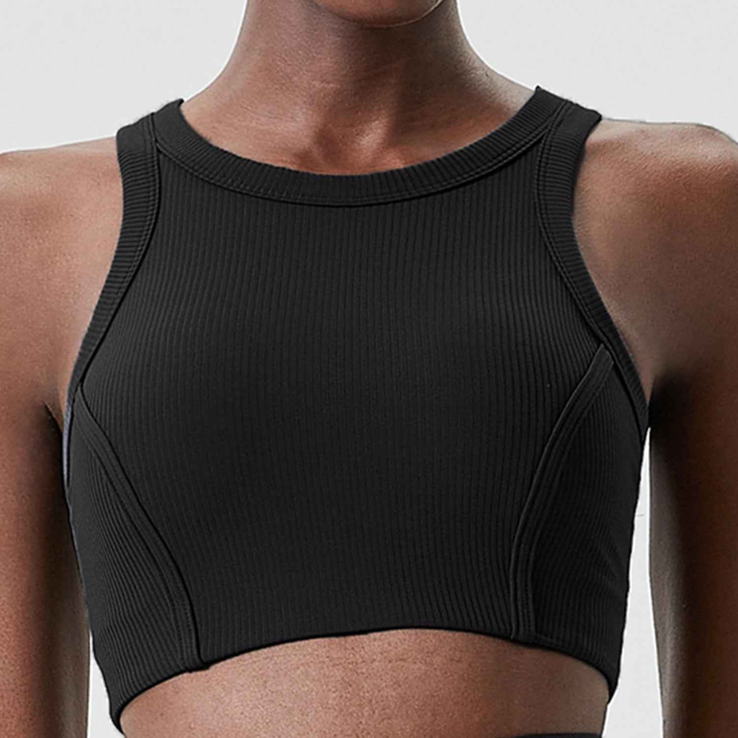 Sports Underwear Long Yoga Vest Breast Holding Fitness Running Bra