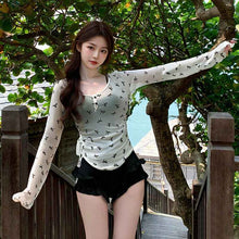 Women's One-Piece Long-Sleeve Two-Piece Swimsuit