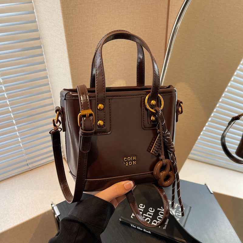 Womens New Autumn Winter Crossbody Bucket Bag