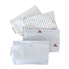 Blue Handheld Cosmetic Bag